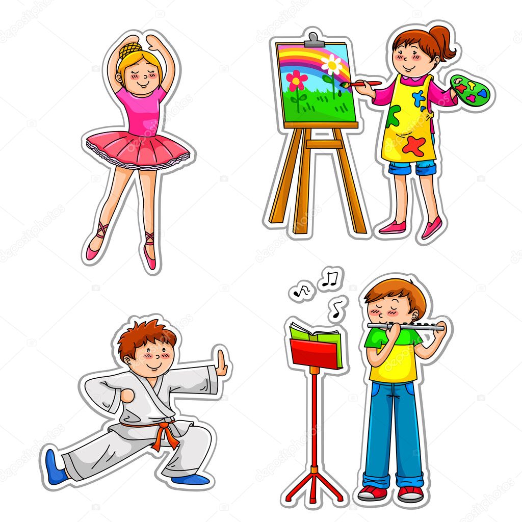 depositphotos_11418762-stock-illustration-kids-with-hobbies